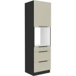 Szuper ajánlat Niki 35 konyha 60 DPS-210 3S 1F PREMIUM BOX kasmír/ fekete